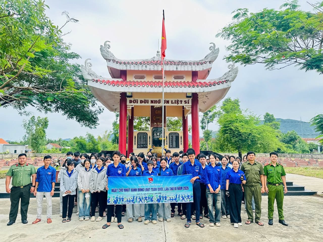 RA QUÂN "NGÀY CHỦ NHẬT XANH" LẦN THỨ III NĂM 2026 – TRI ÂN CÁC ANH HÙNG LIỆT SĨ